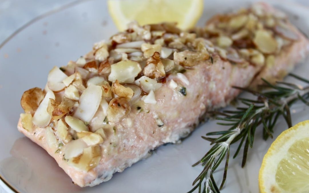Easy Nut Crusted Salmon