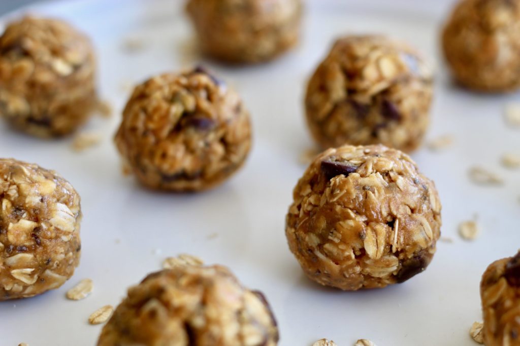 These energy bites are the perfect snack to grab and go! Use this template to customizable with ingredients of your choice.