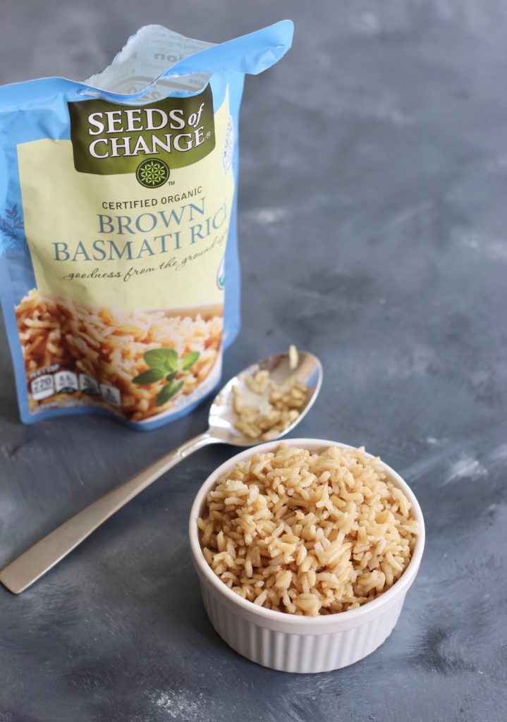 #ad Incorporate seasonal ingredients, crispy tofu, and quick-cooked brown rice into this super easy Thai Peanut Tofu Buddha Bowl to throw together for your next meal. @SeedsOfChange Brown Basmati Rice is convenient without sacrificing taste, quality, or nutrition. #BeASeedOfChange