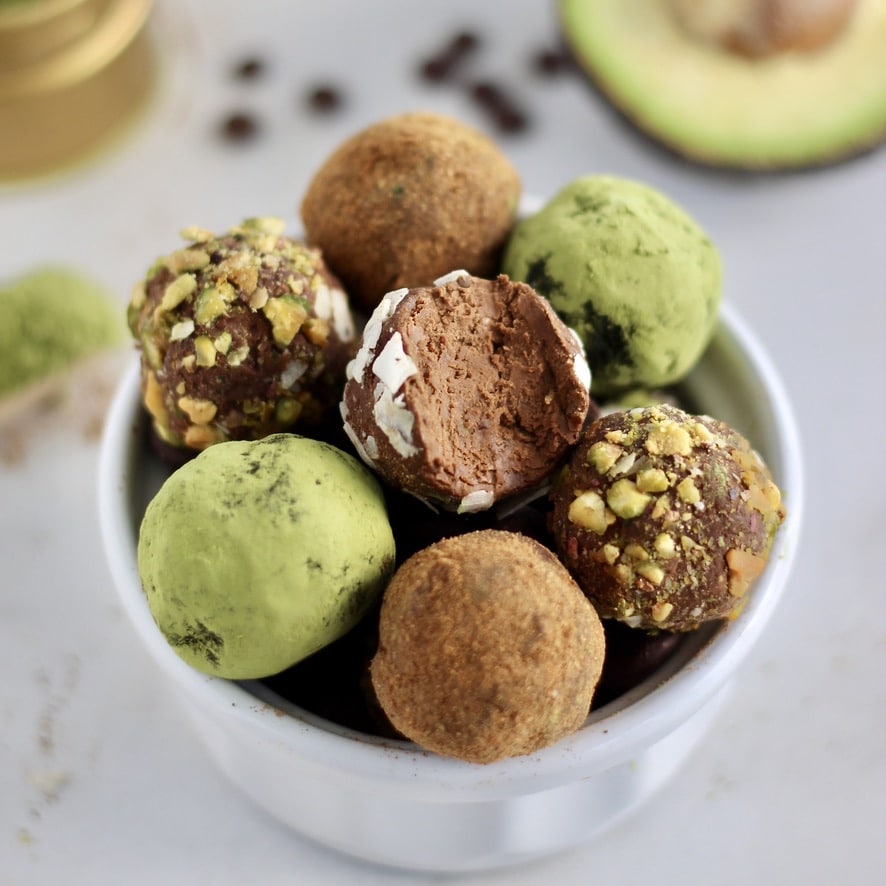 3Ingredient Customizable Dark Chocolate Avocado Truffles