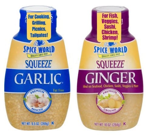 Grated Garlic and Ginger