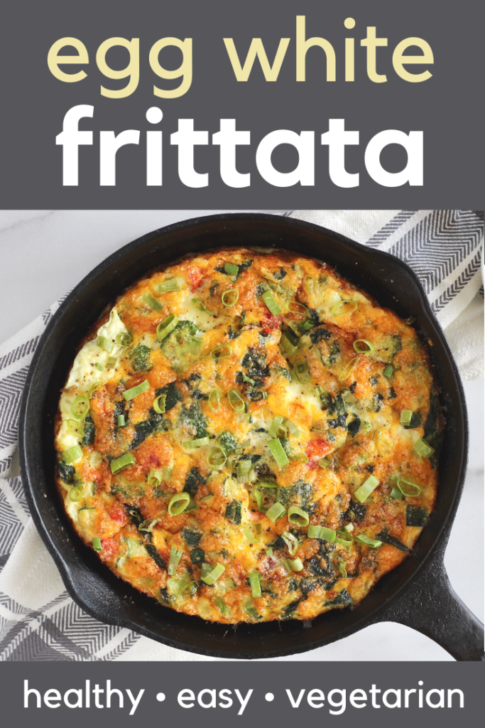 This healthy egg white frittata made with @bobevansfarms liquid egg whites is the perfect dish to fuel your day. It’s packed with protein and any vegetables you have on hand. Plus, all you need is 6 ingredients and one pan. #Sponsored #Vegetarian #HealthyRecipes #Frittata #ProteinPacked