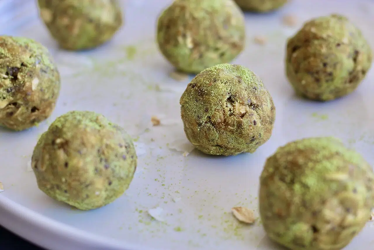 Coconut Matcha Energy Bites - Vegan and Gluten-Free