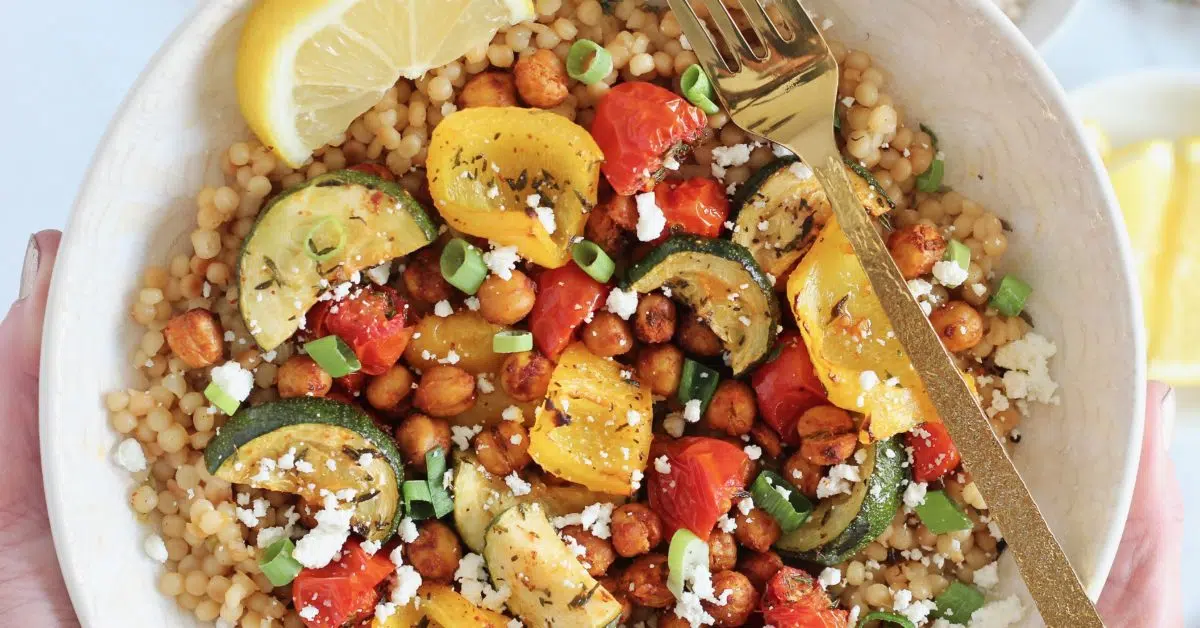 Roasted Chickpea Couscous Bowls 14