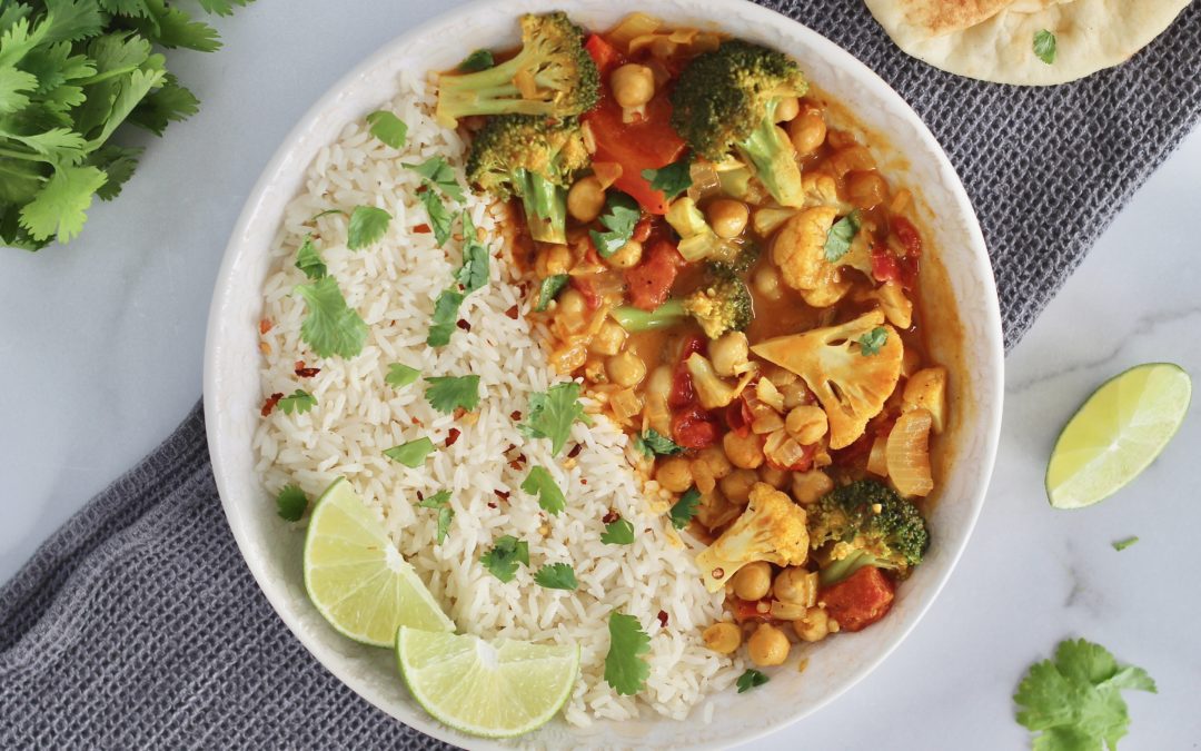Mixed Vegetable Curry With Coconut Milk