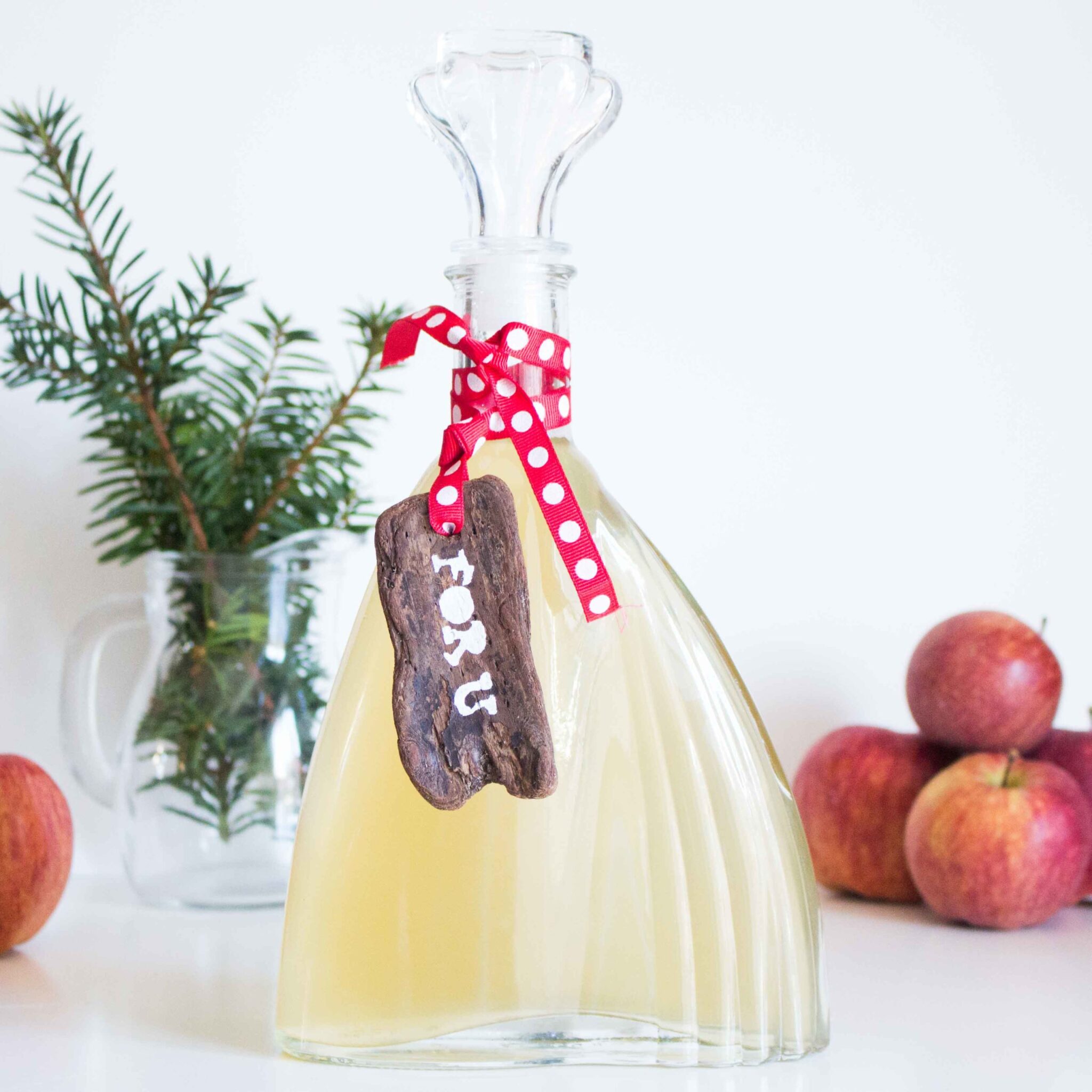 Homemade apple cider vinegar. A healthy and unique gift idea for the foodie in your life SustainMyCraftHabit 6610 3 scaled