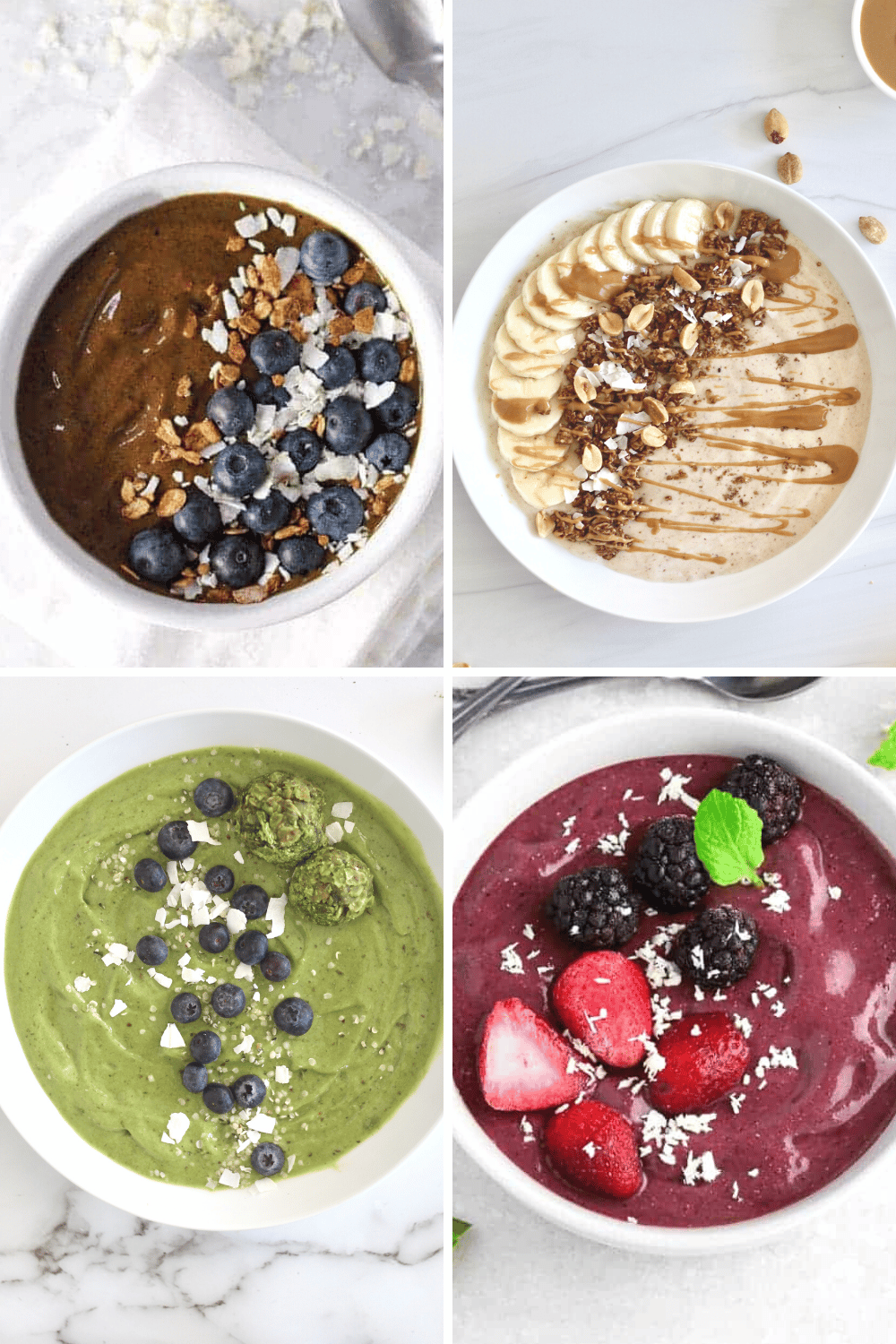 Vegan Smoothie Bowls - 20 Recipes to Try This Summer
