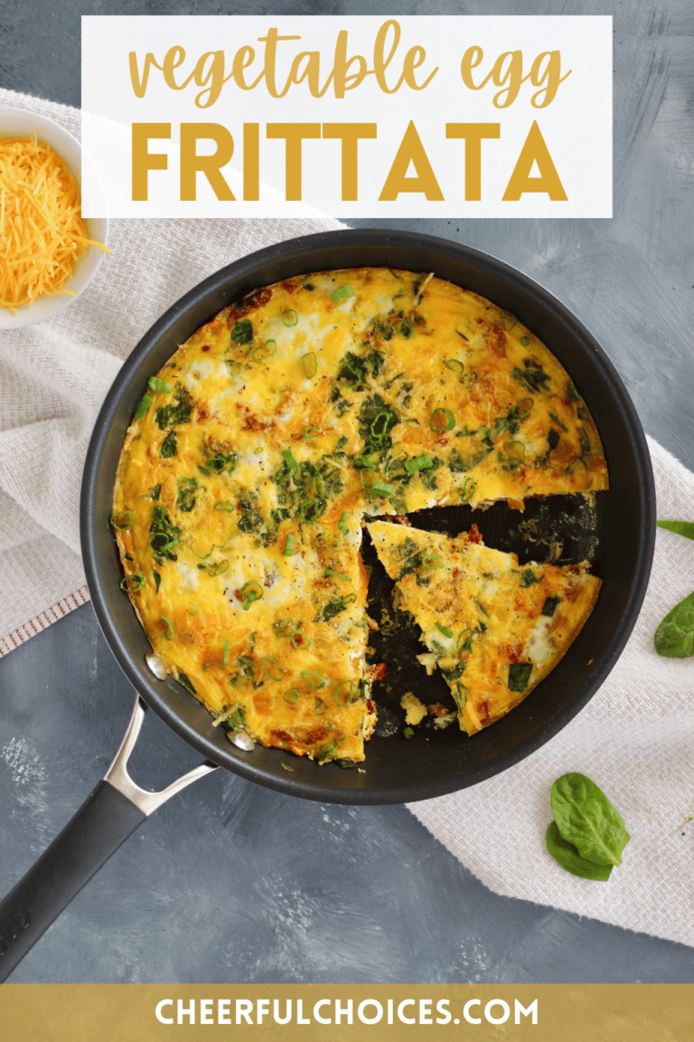 Healthy Vegetable Frittata - Cheerful Choices