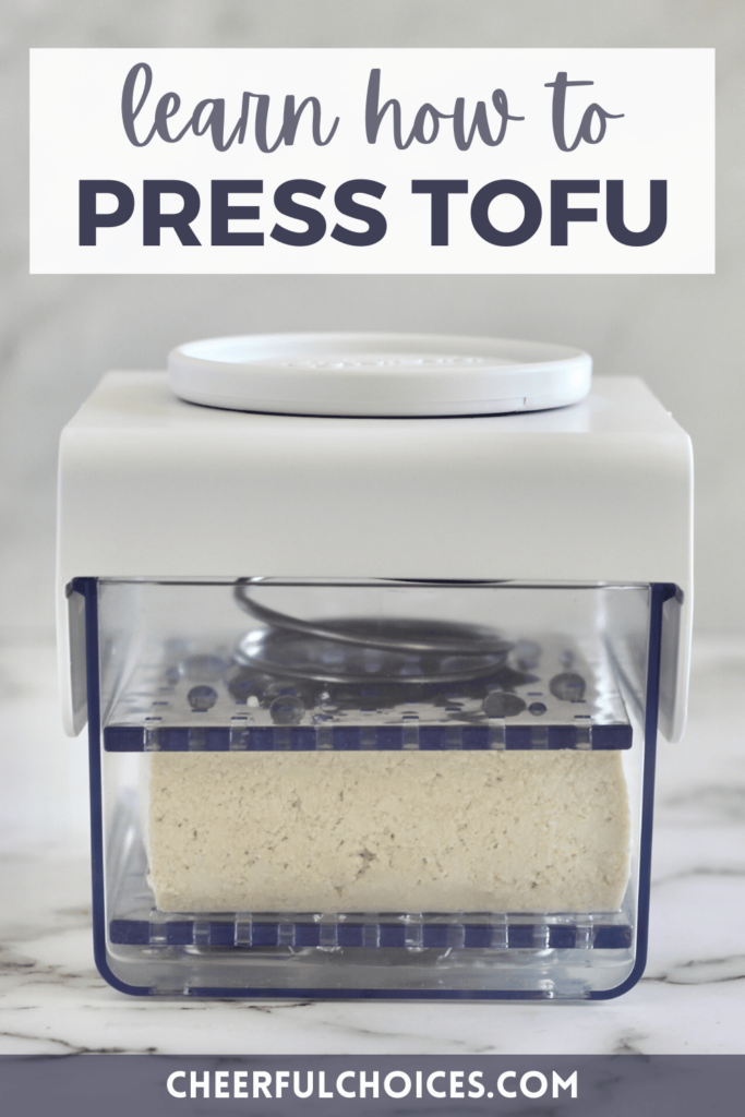 Learn how to press tofu