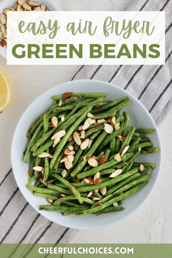 Easy air fryer green beans