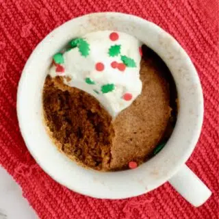 Gingerbread Mug Cake 9