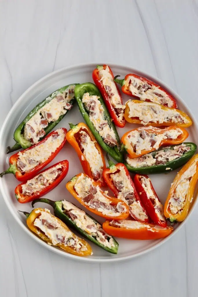 Peppers with cheese