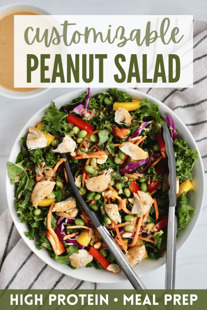 Customizable peanut salad
