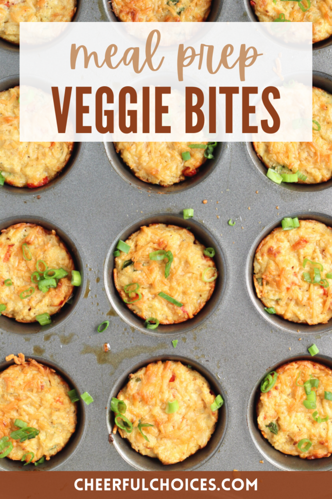 Meal prep veggie bites snack