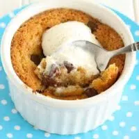 Single Serving Deep Dish Chocolate Chip Cookie 2693