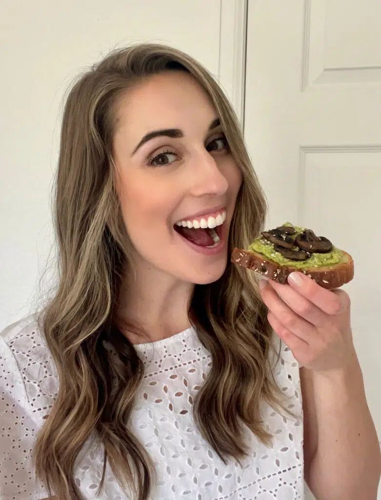 Mackenzie with Mushroom Avocado Toast Final