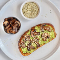 Mushroom Avocado Toast scaled