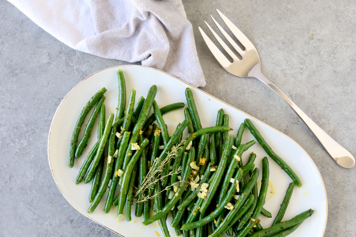 Green Beans with Orange and Thyme