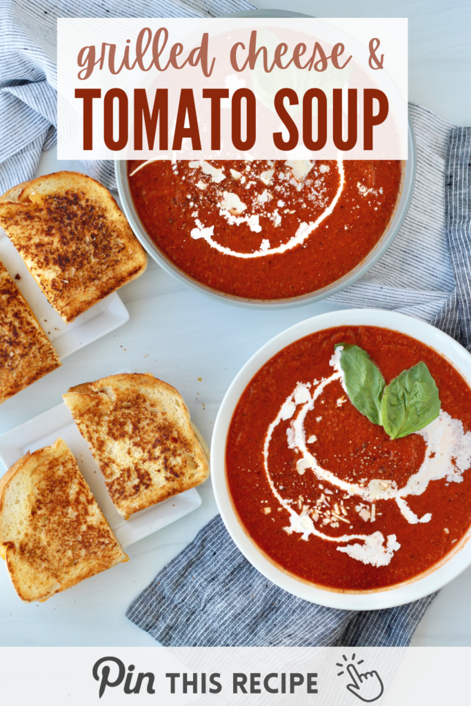 Grilled Cheese and Tomato Soup–save on Pinterest!