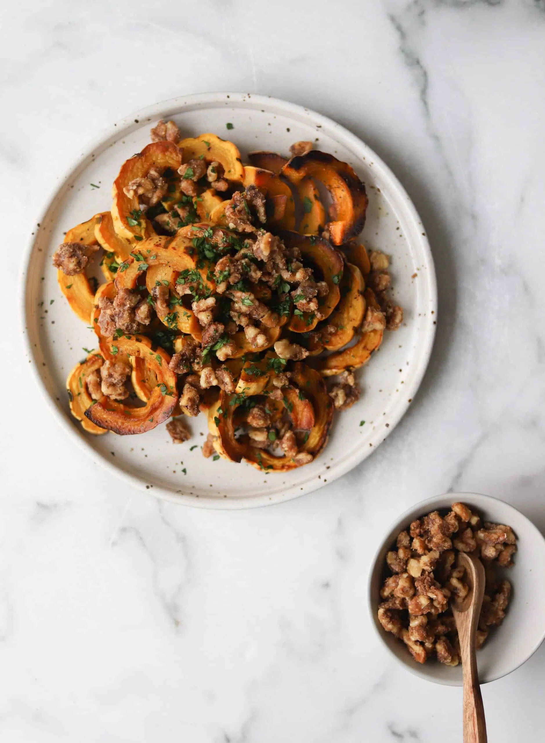 Roasted Delicata Squash with Walnut Crumble 1 scaled 1