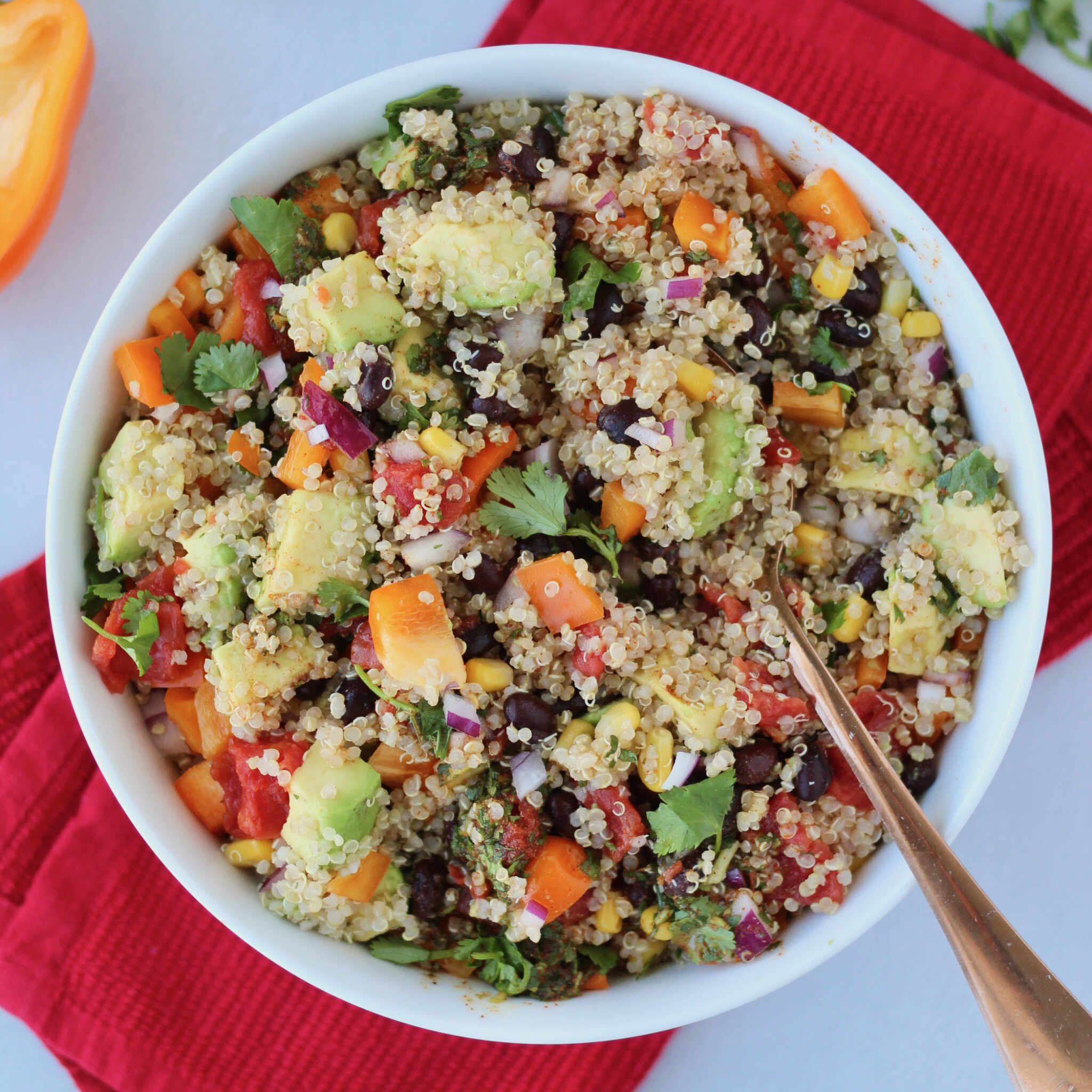 Southwest Quinoa Salad - Cheerful Choices