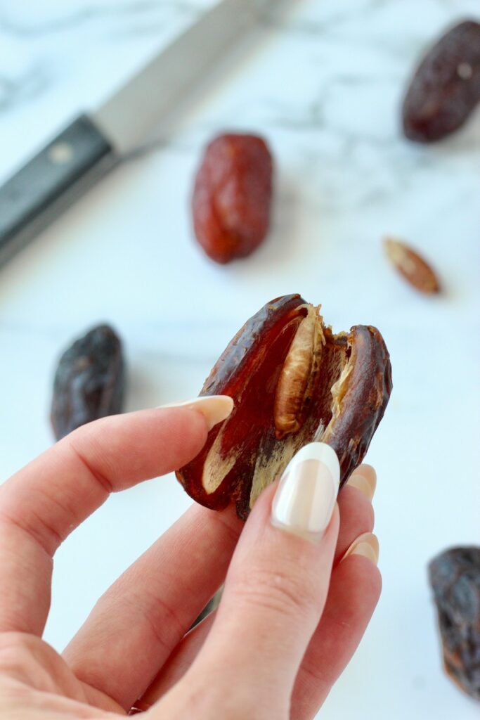 How to pit Medjool dates