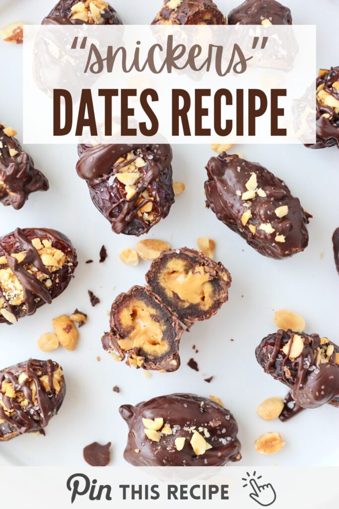 Save these date snickers on pinterest