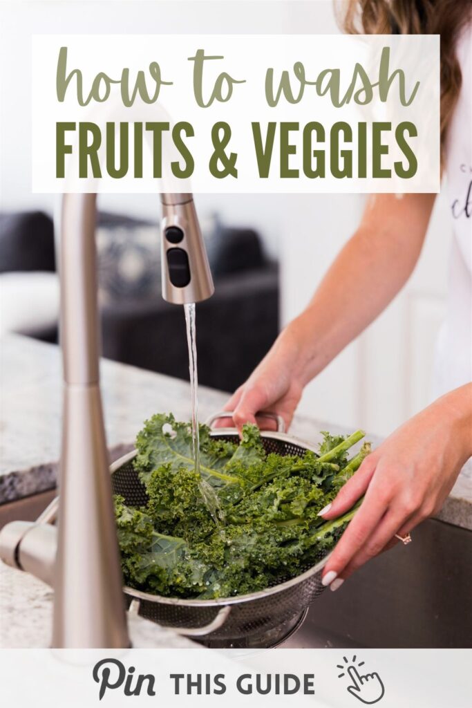 How to wash fruits and vegetables