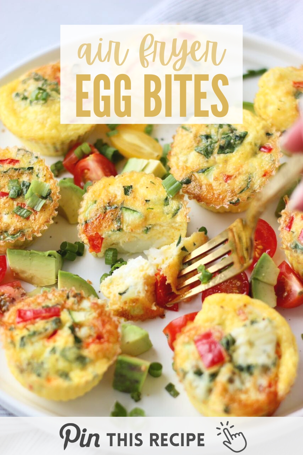 Air Fryer Egg Bites - Cheerful Choices