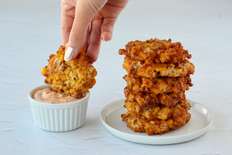 Air Fryer Corn Fritters Cheerful Choices
