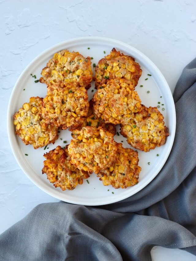 Air Fryer Corn Fritters Recipe - Cheerful Choices