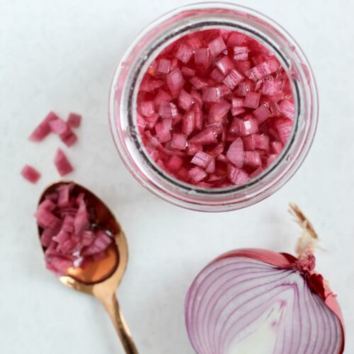 Quick Pickled Red Onions 7