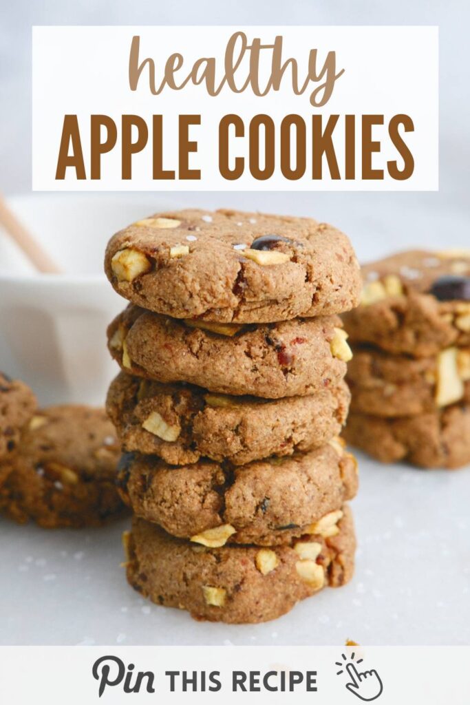 Healthy apple cookies