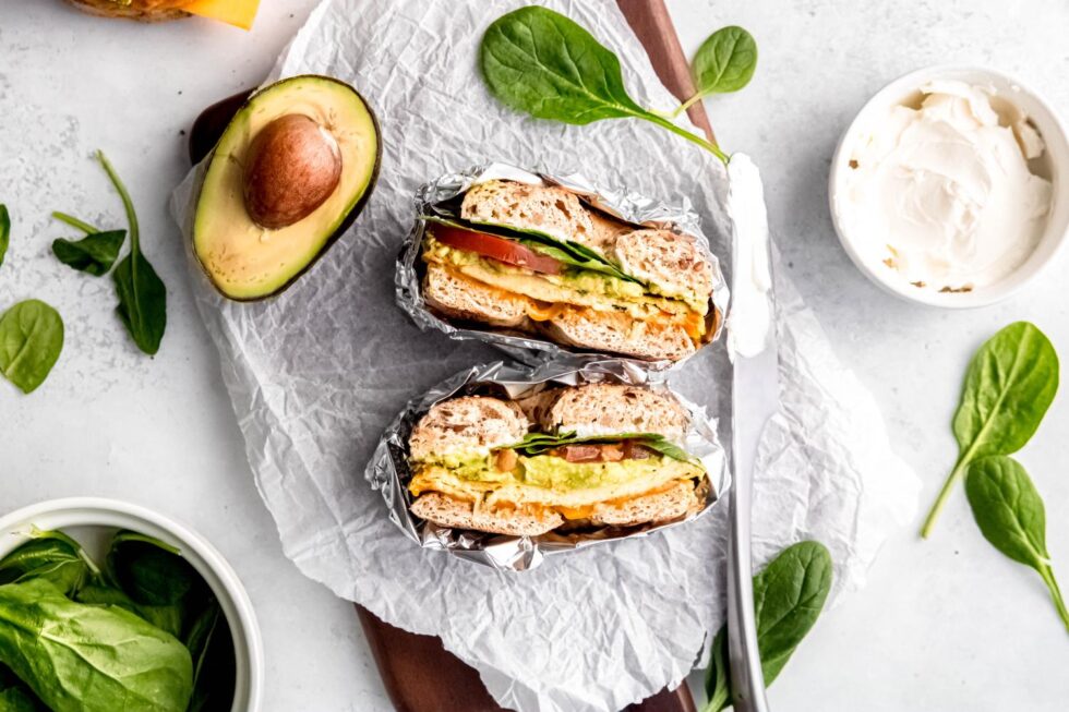 Easy Bagel Breakfast Sandwich Customizable Options