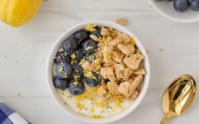 How to Make Lemon Blueberry Yogurt Bowl