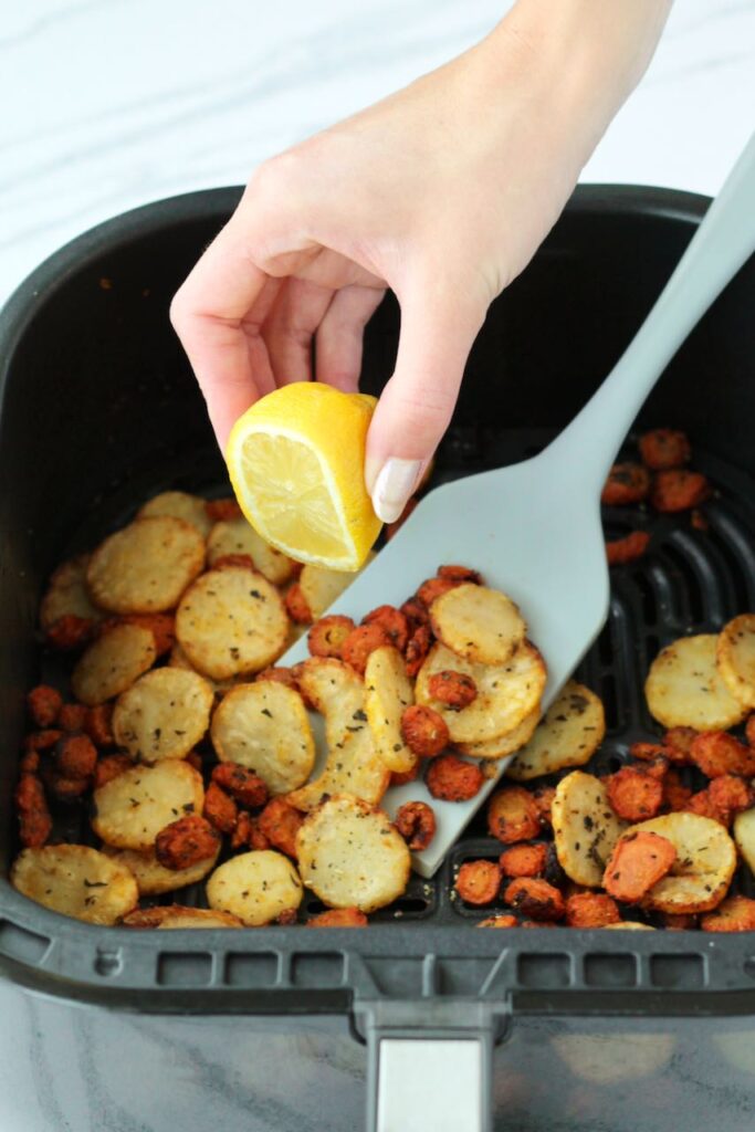Air Fryer Potatoes Carrots Libbys 10