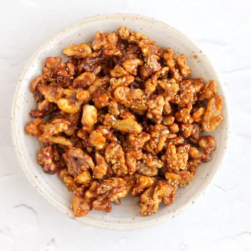 Soy Glazed Walnuts 9