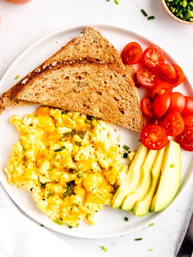 Cottage Cheese Eggs-Creamiest Scrambled Eggs!