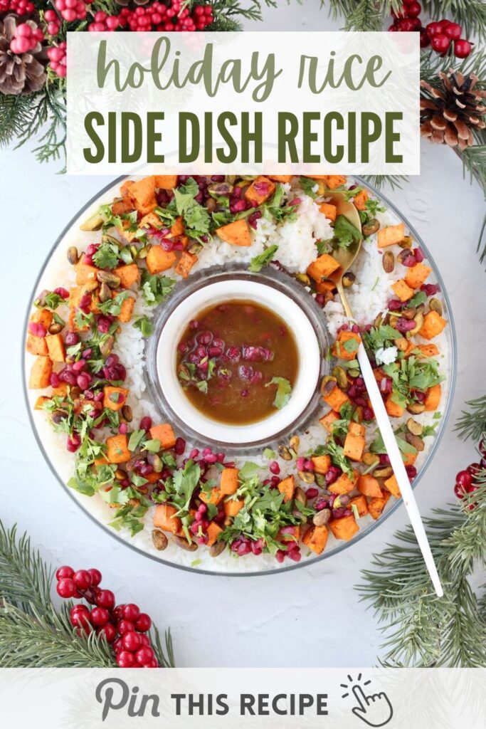 Holiday rice side dish recipe