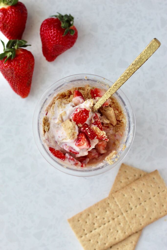 Strawberry Cheesecake Protein Ice Cream 6