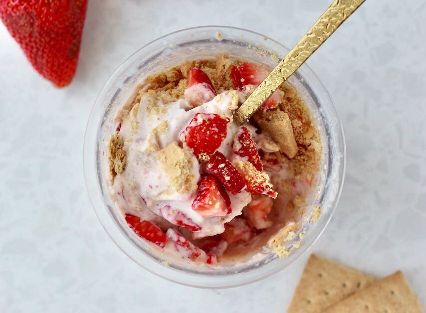 Strawberry Cheesecake Protein Ice Cream 6