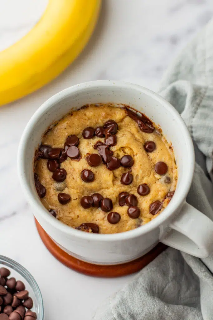 Chocolate chips starting to melt