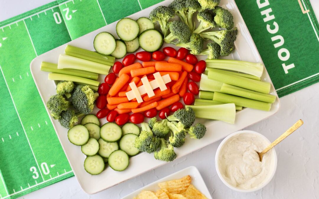 Football Veggie Tray