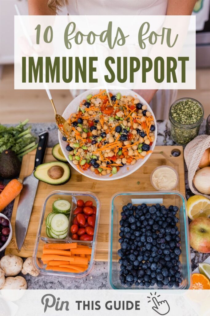 Immune foods guide from a registered dietitian nutritionist