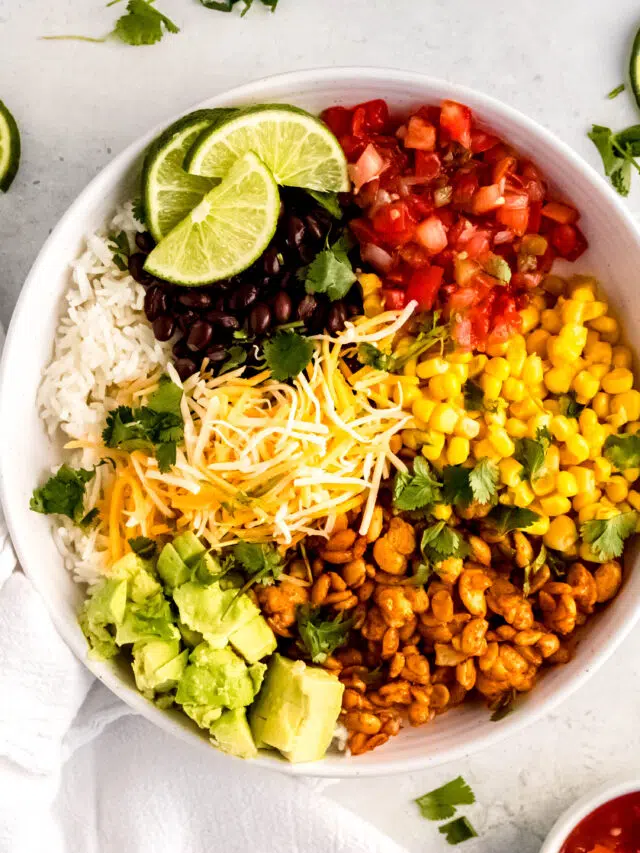 Tempeh Burrito Bowls 16