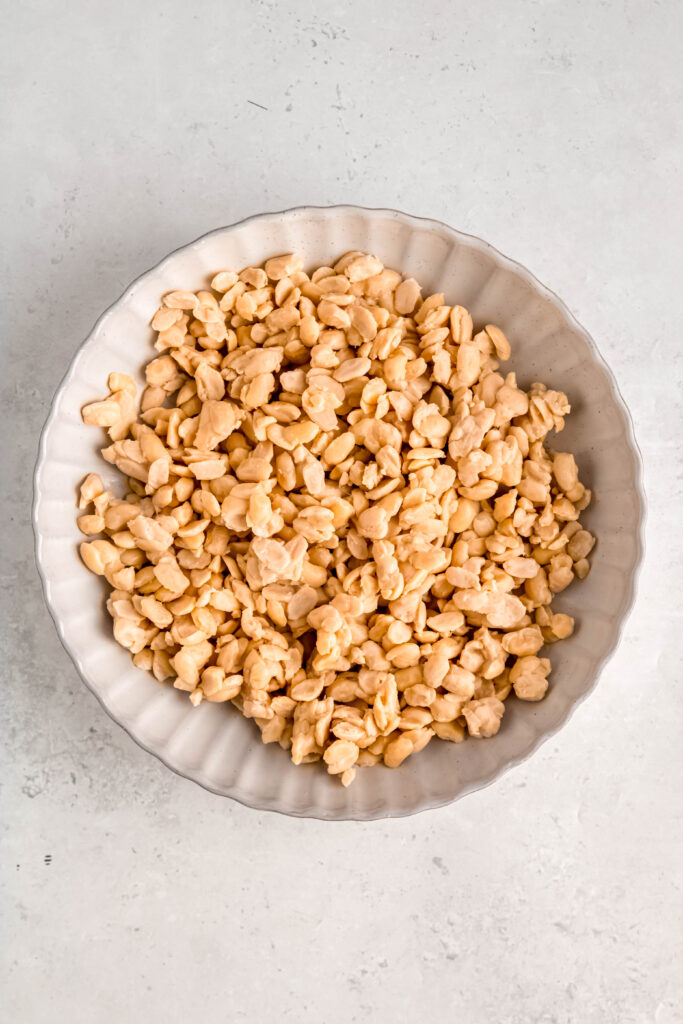 Tempeh before cooking on plate