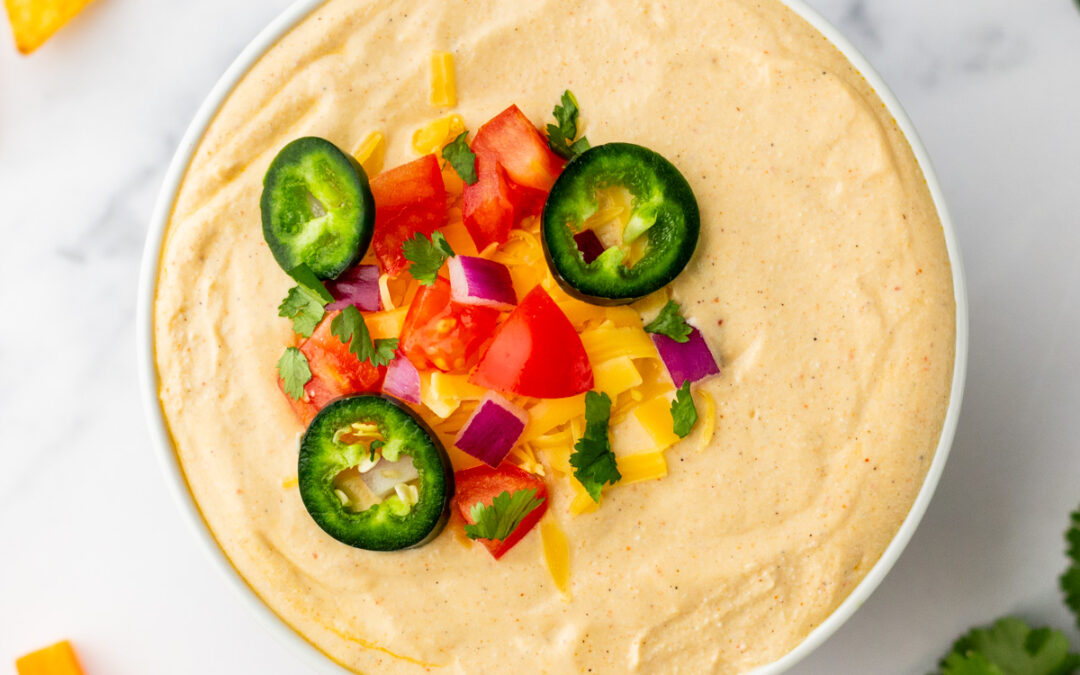 High Protein Cottage Cheese Queso Dip