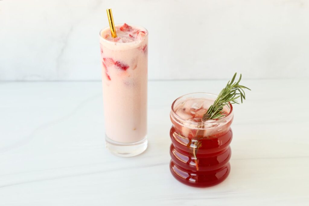 Strawberry Cream Soda and Cherry Lime Fizz with OLIPOP