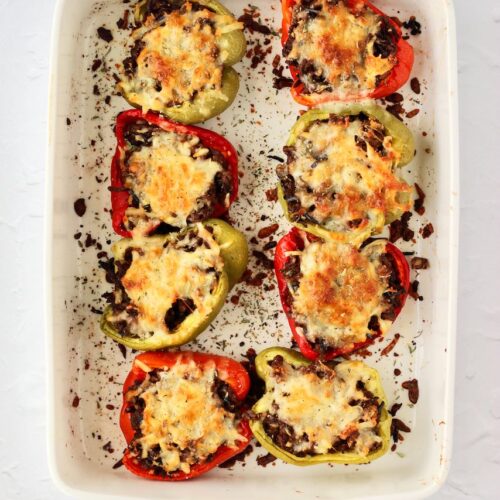 Wild Rice Stuffed Peppers 3