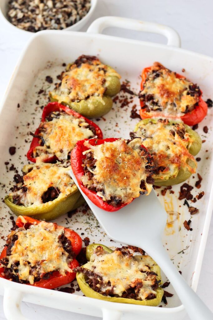 Wild Rice Stuffed Peppers 5